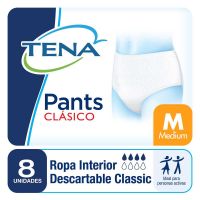 Ropa interior TENA pants clásico talle m x8