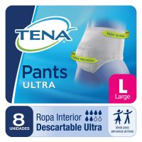 Ropa interior TENA pants ultra talle l x8
