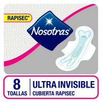 Toalla Higienica Nosotras Ultrainvisible Rapisec x 8 uni