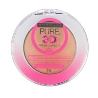 Polvo compacto Maybelline Pure Makeup 3D Claro Dorado x 9 gr