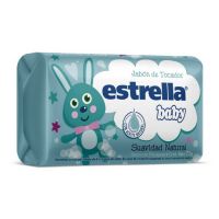 Jabón de tocador Estrella Baby Suave Natural x 75 gr