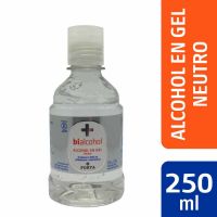Alcohol en Gel Biacohol Neutro con tapa x 250 ml
