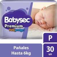 Pañales Babysec Premium P x 30 unidades