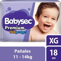 Pañales Babysec Premium XG x 18 unidades