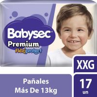 Pañales Babysec Premium XXG x 17 u