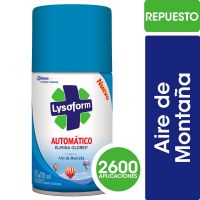 Aromatizante repuesto Lysoform automático x 175gr aire de montaña
