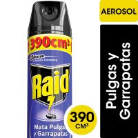 Aerosol mata pulgas y garrapatas Raid x 390ml
