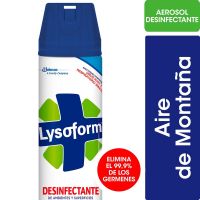 Desinfectante en Aerosol Lysoform x360ml aire de montaña