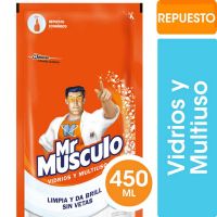 Vidrios y Multiuso Mr. Músculo Doypack 450 cc