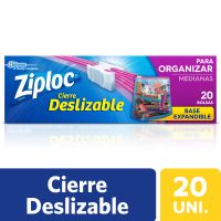 Ziploc bolsa organizar mediana 20un