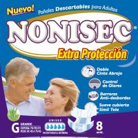 Pañales de Adulto Extra Proteccion G x 8 U