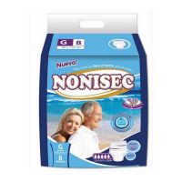 Ropa Interior Nonisec Descartable G x 8 u