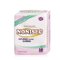 Apósito Refuerzo Pañal Nonisec x 10 u