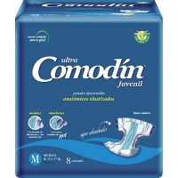 Pañal para Adulto Anatómico Juvenil Mediano x 8 un