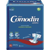 Pañal para Adulto Anatómico Extra Grande x 8 un