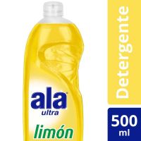 Detergente Lavavajilla ALA Ultra Desengrase Limón 500 ml