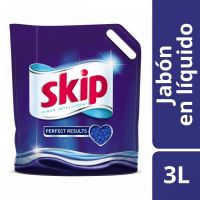Skip Jabón para ropa Liquido Baja Espuma Lavarropas Doypack Clásico 3L