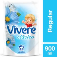 Suavizante para ropa VIVERE Regular Clásico 900 ml