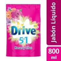 Jabón Líquido Drive Rosas y Lilas 800ml