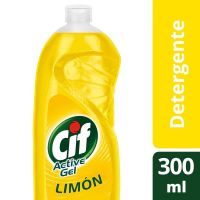Detergente Concentrado Cif Active Gel Limón 300 ml