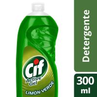 Detergente Concentrado Cif Active Gel Limón Verde 300 ml