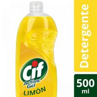 Detergente Lavavajilla Concentrado CIF Limón 500 ml