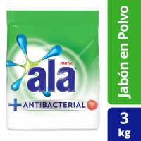 Jabón en Polvo ALA Matic Antibacterial 3 Kg