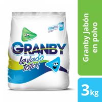 Jabón en Polvo GRANBY Matic Lavado Total 3 KG