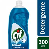 Detergente Lavavajilla concentrado AntiBacterial CIF ANTIBACTERIAL 300 ML