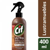 Lustramuebles CIF Ultra Brillo Spray Recargable 400 ml