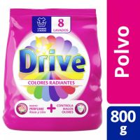 Jabón en Polvo Drive Colores Radiantes Regular 800 g