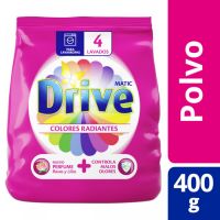 Jabón en Polvo Drive Matic Colores Radiantes 400 g