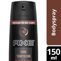 Desodorante Masculino AXE Dark Temptation en Aerosol 150 ml
