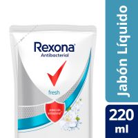 Jabón Líquido REXONA Antibacterial Fresh 220ml