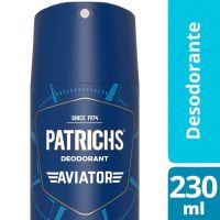 Desodorante en aerosol Fragancias para el cuerpo PATRICHS Aviator 230 ml