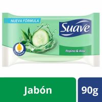 Jabón en Barra Suave Pepino y Aloe 90g