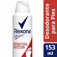 Desodorante para pies REXONA Efficient Antibacterial en Aerosol 153 ml