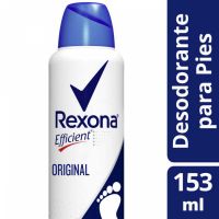 Desodorante para pies REXONA Efficient Original en Aerosol 153 ml