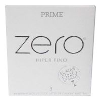 Pack de Preservativos Prime Zero Hiper Fino 12 cajas x 3 un c/u