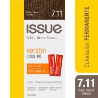 ISSUE Keratin Color Kit N° 7.11 Rubio Ceniza Irisado