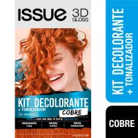 ISSUE 3D Kit Decolorante + Tonalizador Cobre