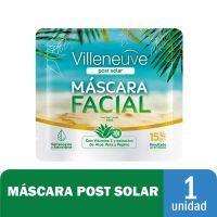 Máscara post solar con Aloe y Pepino x 1 un