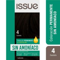 ISSUE SIN AMONÍACO KIT TONO 4 - CASTAÑO