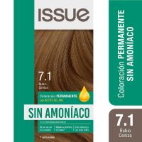 ISSUE SIN AMONÍACO KIT TONO 7.1 - RUBIO CENIZA