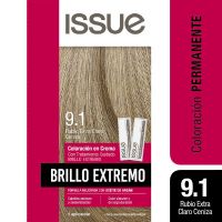 Issue Brillo Extremo Kit Coloración N°9.1 - Rubio Extra Claro Ceniza