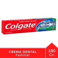 Crema Dental Colgate Triple Acción Menta Original 180g