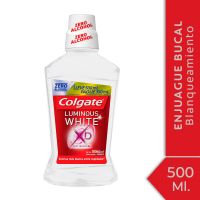 Enjuague Bucal Colgate Luminous White 500ml Promo Lleve 500ml Pague 350ml