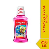 Enjuague Bucal Colgate Plax Kids Bob Esponja 250ml