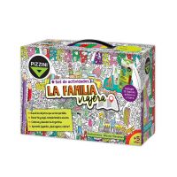Set didácticos La familia viajera Pizzini con muchos productos para aprender jugando.