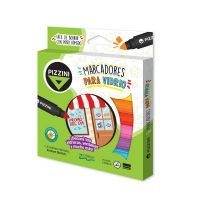 Marcadores para vidrio Pizzini 9 colores